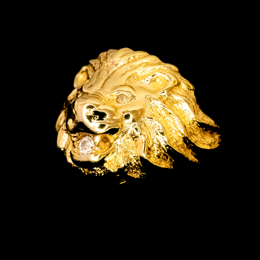 Anel Leão (Banhado a Ouro 18K)