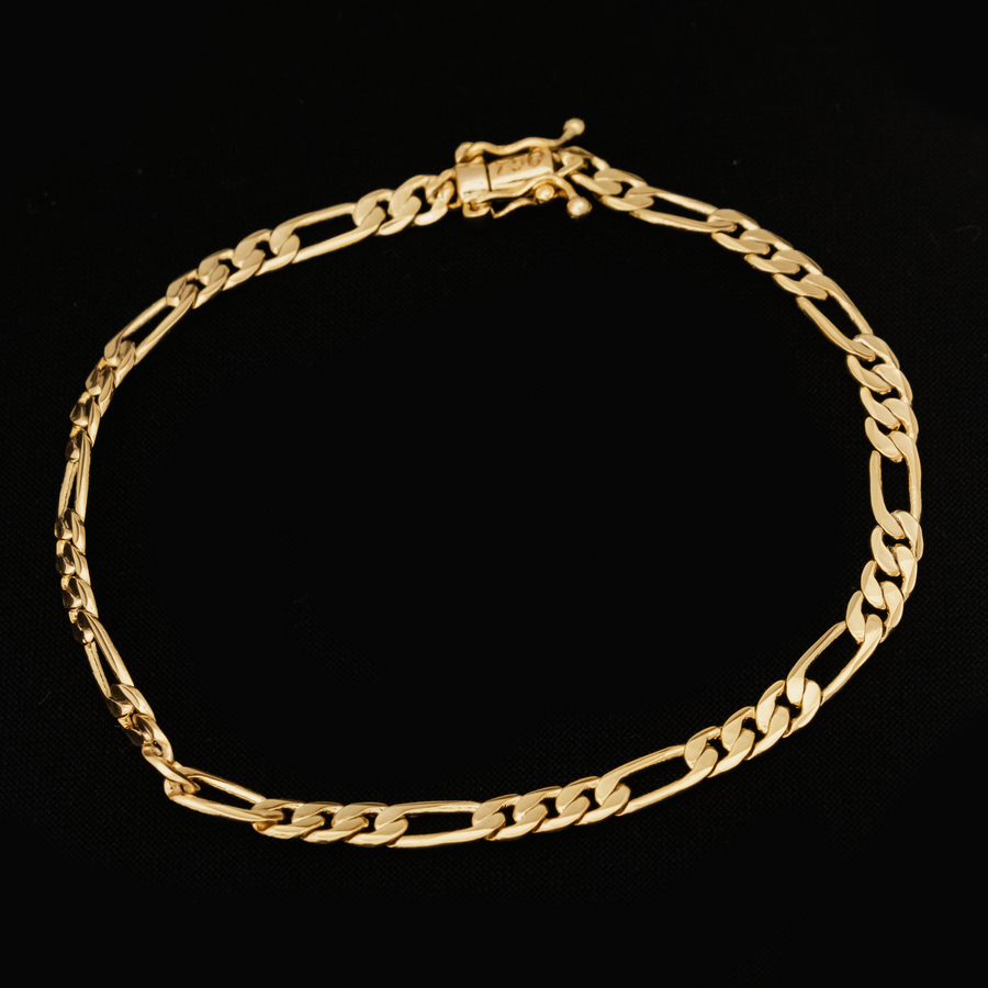 Pulseira 3X1 - 4 mm (Banhado a Ouro 18K)
