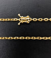 Corrente e Pulseira Cadeado 2mm + Pingente Espírito Santo Vazado (Banhado a Ouro 18K)