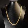 Corrente Americano - 8mm (Banhado a Ouro 18K)