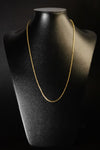 Corrente e Pulseira Cadeado 2mm + Pingente Cristo Vazado (Banhado a Ouro 18K)