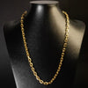 Corrente Cadeado - 8mm (Banhado a Ouro 18K)