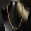 Corrente Elo Português - 8mm (Banhado a Ouro 18K)