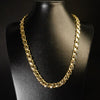 Corrente Friso S - 12mm (Banhado a Ouro 18K)