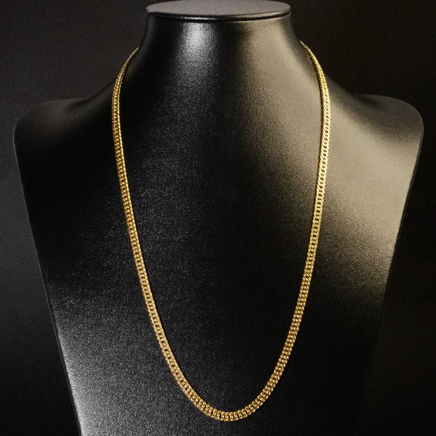 Corrente Grumet Dupla - 5mm (Banhado a Ouro 18K)