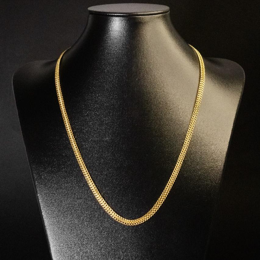 Corrente Lacraia - 6mm (Banhado a Ouro 18K)