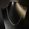 Corrente Meia Cana - 4,5mm (Banhado a Ouro 18K)