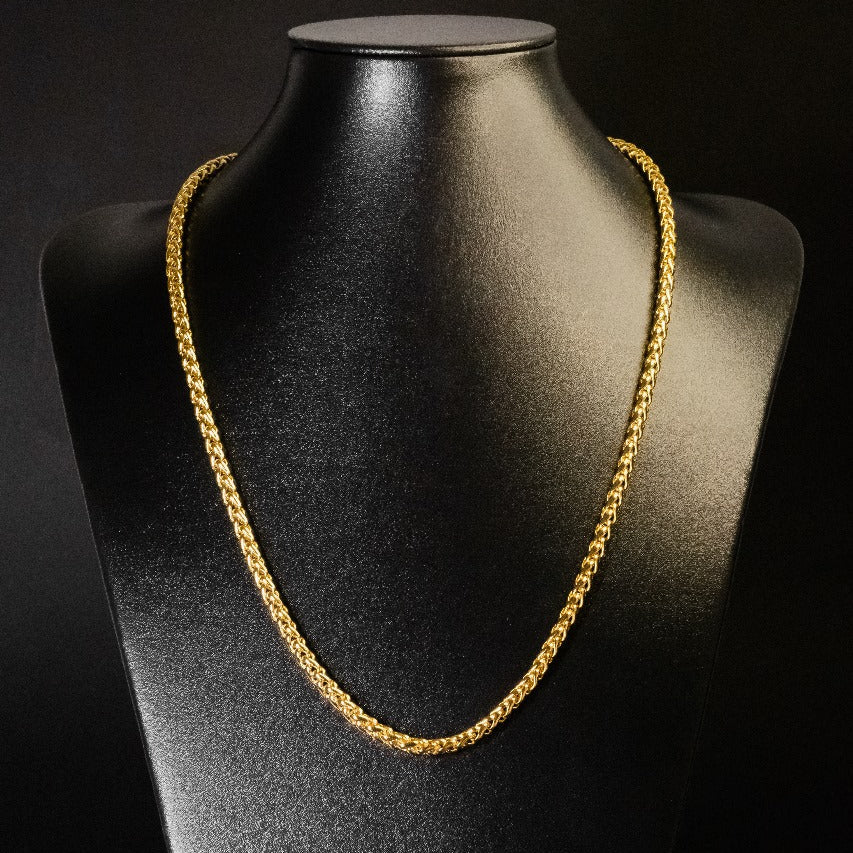 Corrente Peruana - 6mm (Banhado a Ouro 18K)