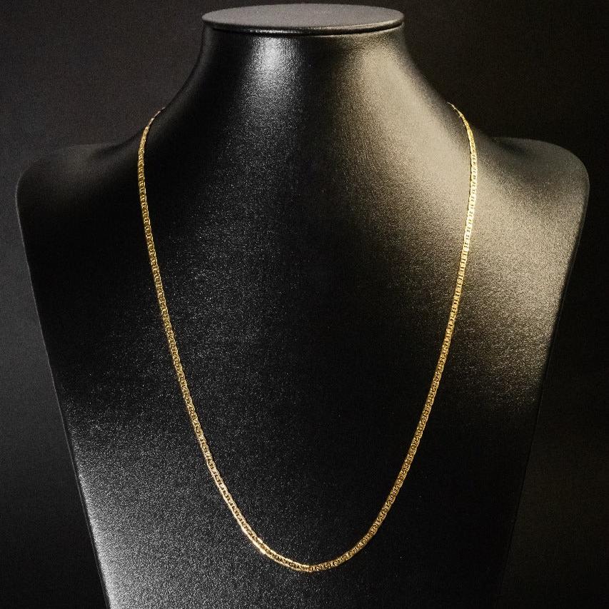 Corrente Piastrine - 3mm (Banhado a Ouro 18K)