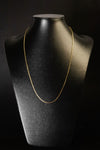 Corrente e Pulseira Tijolinho 1,8mm + Pingente Nossa Senhora do Carmo Redondo (Banhado a Ouro 18K)