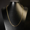 Corrente Tijolinho - 3mm (Banhado a Ouro 18K)