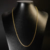 Corrente Cadeado 3mm + Anel Águia (Banhado A Ouro 18K)