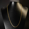 Corrente + Pulseira Cadeado 3mm (Banhado A Ouro 18K)