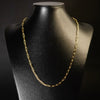 Corrente + Pulseira Cadeado Alongado 5mm + Pingente Folha de Cannabis (Banhado A Ouro 18K)