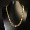 Corrente e Pulseira Friso S 12mm (Banhado A Ouro 18K)