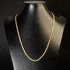 Corrente Lacraia - 4,3mm (Banhado a Ouro 18K)