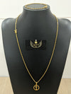 Corrente e Pulseira Cadeado 2mm + Pingente Cristo Vazado (Banhado a Ouro 18K)