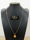 Corrente e Pulseira Cadeado 2mm + Pingente Nossa Senhora do Carmo Redondo (Banhado a Ouro 18K)
