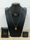 Corrente e Pulseira Tijolinho 1,8mm + Pingente Nossa Senhora do Carmo Redondo (Banhado a Ouro 18K)