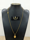 Corrente e Pulseira Tijolinho 1,8mm + Pingente Cristo Oval (Banhado a Ouro 18K)