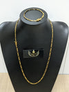 Corrente e Pulseira 3X1  4mm (Banhado a Ouro 18K)