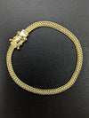 Corrente e Pulseira Lacraia 4,3mm (Banhado a Ouro 18K)