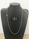 Corrente Cadeado Duplo - 3mm (Banhado a Ouro 18K)