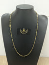 Corrente Cadeado Alongado - 3,5mm (Banhado a Ouro 18K)