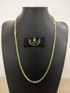 Corrente Cadeado - 4mm (Banhado a Ouro 18K)