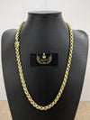 Corrente Friso S Cravejado - 8mm (Banhado a Ouro 18K)
