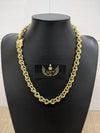 Corrente Friso S Vazado - 12mm (Banhado a Ouro 18K)