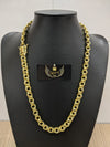 Corrente Friso Triplo - 12mm (Banhado a Ouro 18K)