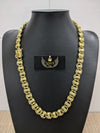 Corrente Dubai Cravejado - 12mm (Banhado a Ouro 18K)