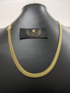 Corrente Lacraia - 7mm (Banhado a Ouro 18K)