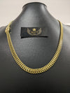 Corrente Lacraia - 8,5mm (Banhado a Ouro 18K)