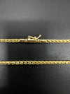 Corrente Peruana - 4mm (Banhado a Ouro 18K)