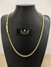 Corrente Peruana - 6mm (Banhado a Ouro 18K)
