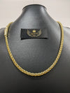 Corrente Peruana - 6mm (Banhado a Ouro 18K)