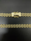 Corrente Americano - 9,2mm (Banhado a Ouro 18K)