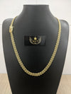 Corrente Americano - 9,2mm (Banhado a Ouro 18K)