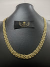 Corrente Americano - 9,2mm (Banhado a Ouro 18K)