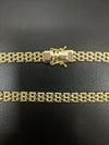 Corrente Americano - 8mm (Banhado a Ouro 18K)