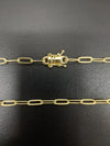Corrente Meia Cana - 4,5mm (Banhado a Ouro 18K)