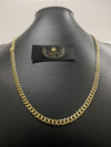 Corrente Pitbull - 6mm (Banhado a Ouro 18K)