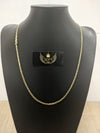 Corrente Piastrine - 3mm (Banhado a Ouro 18K)