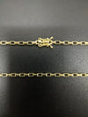 Corrente Tijolinho - 3mm (Banhado a Ouro 18K)