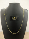 Corrente Tijolinho - 3mm (Banhado a Ouro 18K)
