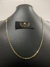 Corrente Tijolinho - 3mm (Banhado a Ouro 18K)