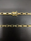 Corrente Tijolinho - 5mm (Banhado a Ouro 18K)