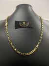 Corrente Tijolinho - 5mm (Banhado a Ouro 18K)